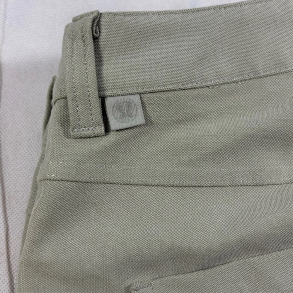 Lululemon ABC Slim Fit Pant Warpstreme Grey Sage 34x26 Custom Hem - Picture 2 of 11